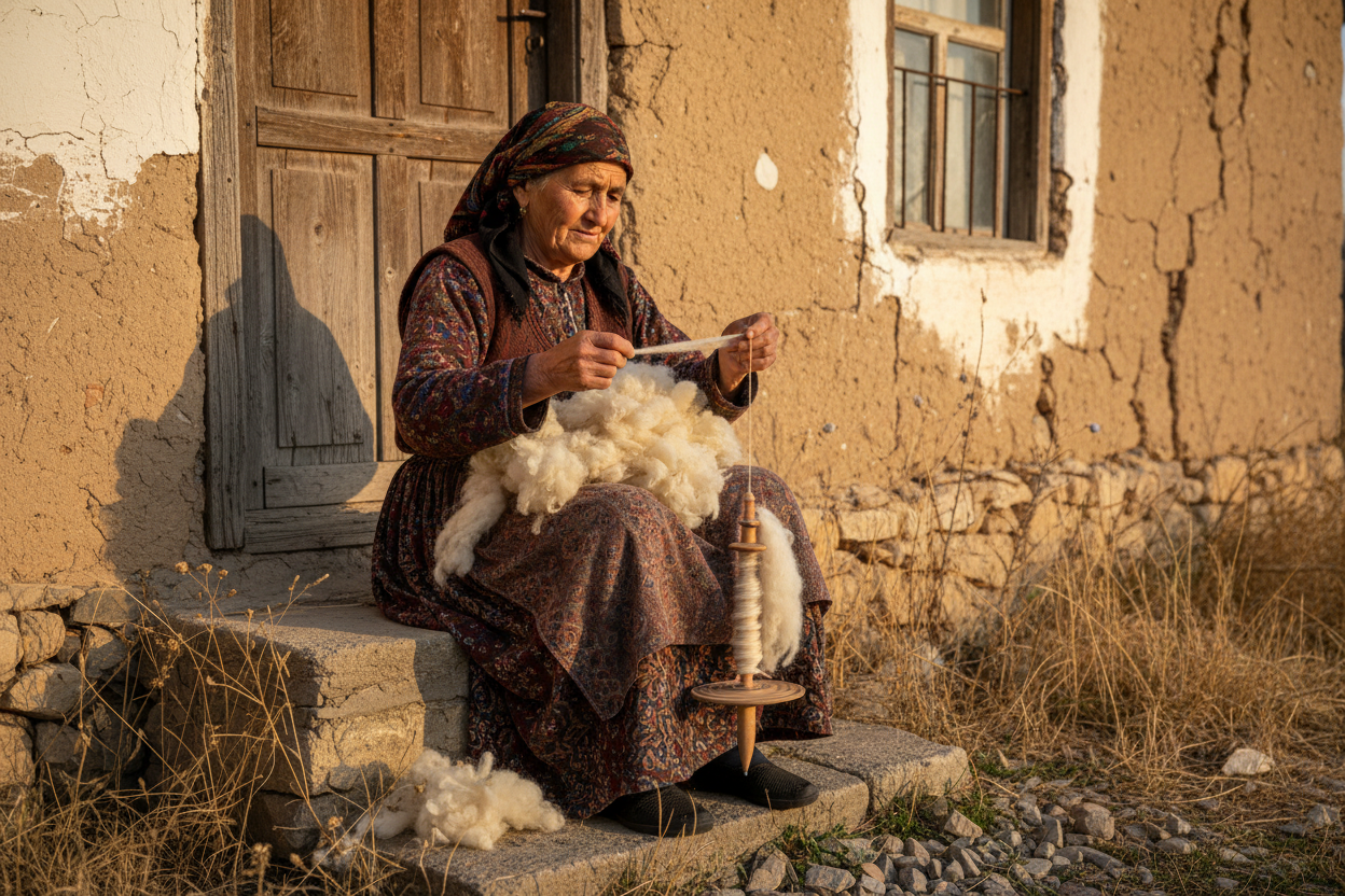 Wool Spinning